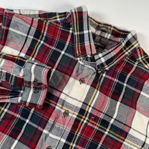 Eddie Bauer Mens XL‎ Classic Fit Plaid Flannel Button Down Shirt